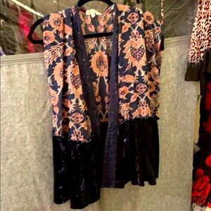 🌼 Stunning Sheer and Crushed Velvet cardigan 🌼